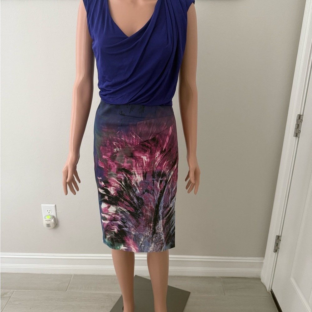 Karen Millen Purple Fuchsia Cocktail Dress